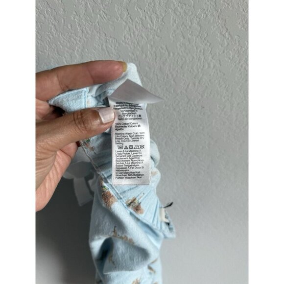 J.Crew Women’s Christmas‎ Holiday Dog Print Waist Tie Pajamas Pants Size Small - Picture 6 of 9